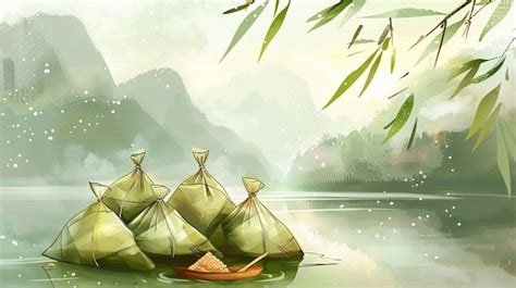 Premium Photo | A drawing of a boat with bamboo in the background