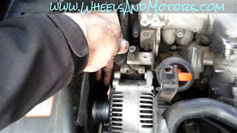 How To Replace Alternator On Audi A C F Tdi Youtube