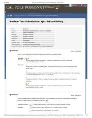 Review Test Submission Quiz9 FoodSafety FN 305 03 Pdf 2018 6 6