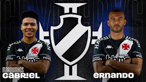 Vasco Anuncia Marquinhos Gabriel E O Zagueiro Ernando Ex Bahia