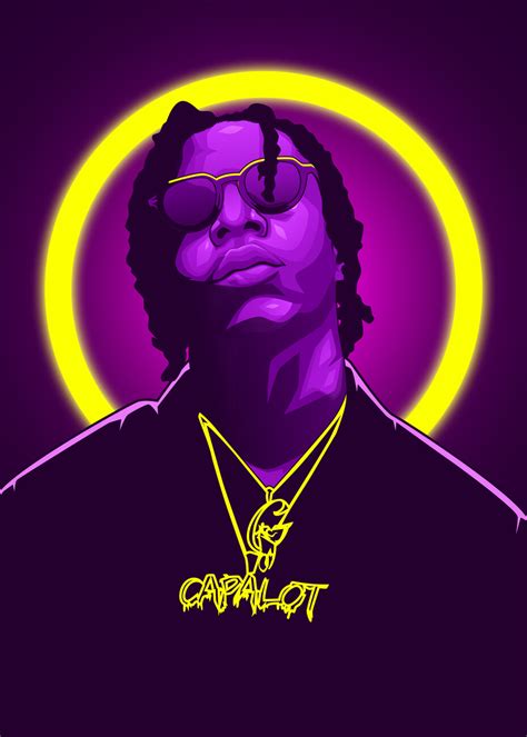 Plakát obraz Polo Neon Art Rapper Dárky a merch Posters cz