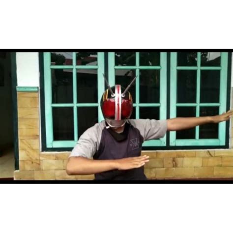 Jual Helm Cosplay Kamen Rider Black Satria Baja Hitam Shopee