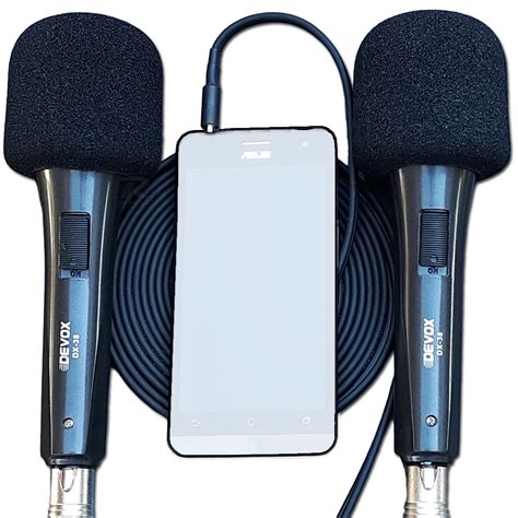 Kit Rep Rter Microfones De M O No Celular Cabo P Para Xlr M