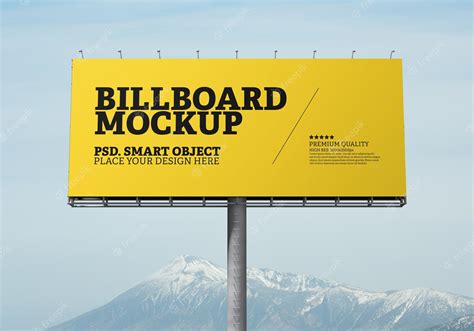 Premium PSD | Billboard mockup template