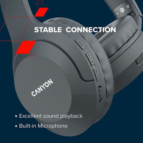 CANYON BTHS-3, Canyon Bluetooth headset,with microphone, BT V5.1 JL695