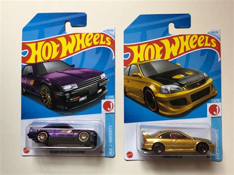 Hot Wheels Nissan Skyline RS KDR30 Honda Civic Si Japan Hotwheels J Imports Hobbies Toys