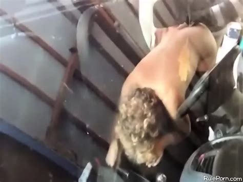 Matures Fuck In Garage