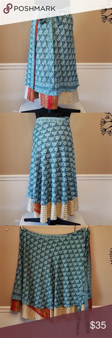 Darn Good Yarn Silk Sari Wrap Skirt | Clothes design, Wrap skirt, Fashion