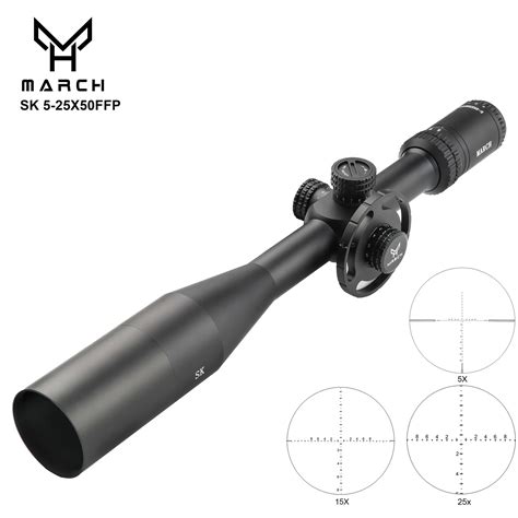 March Sk X Mira Telesc Pica Ptica Para Rifle De Caza Visor T Ctico