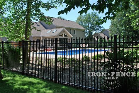 6ft Tall Signature Grade Aluminum Fence Style 1 Classic To Meet Pool Code Iron Fence Shop