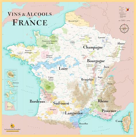 La Grande Carte Des Vins And Alcools De France Xl La Carte Des Vins S
