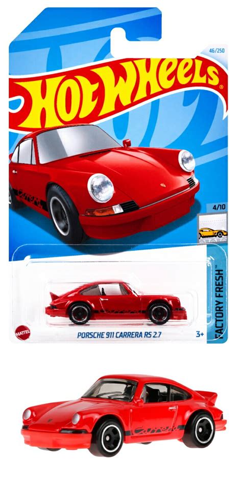 楽天ブックス ホットウィール Hot Wheels ベーシックカー ポルシェ 911 カレラ RS 2 7 乗り物おもちゃ ミニカー 3歳から レッド HXR05 玩具