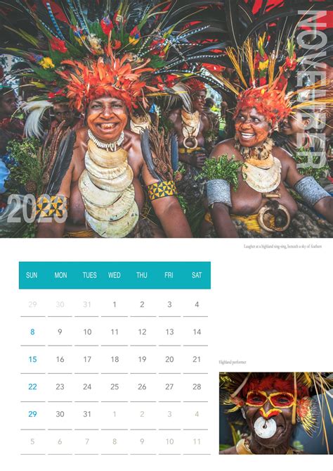 New PNG and Vanuatu wall calendars in the pipeline. - David Kirkland