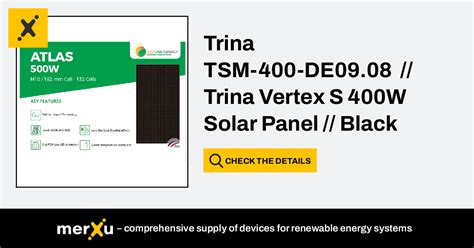 Eco Green Energy Trina TSM 400 DE09 08 Trina Vertex S 400W Solar