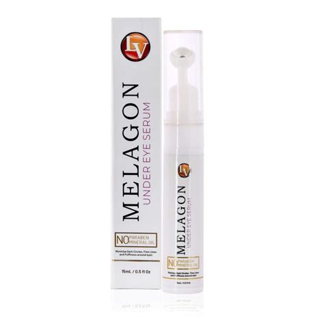 Melagon Under Eye Serum For Men And Women With Cooling Massage Roller