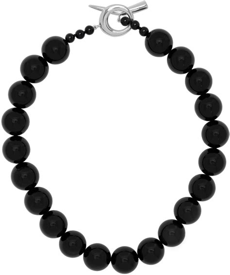 Sophie Buhai Black Onyx Collar Choker SSENSE