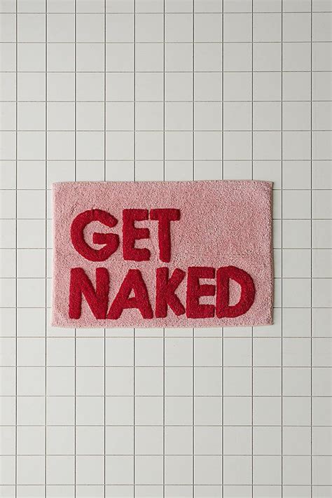 Get Naked Bath Mat Red Bath Mat Bath Mat Bathroom Red