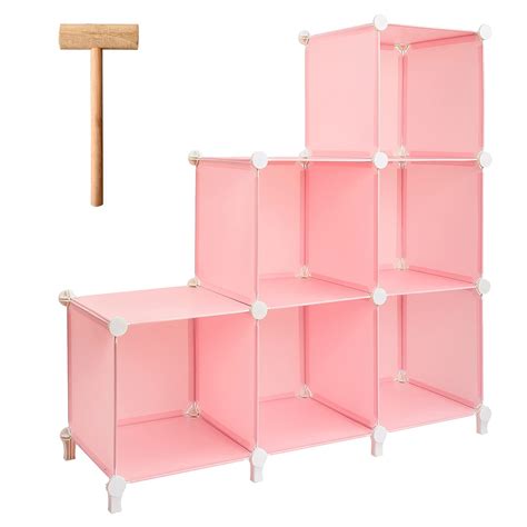 Buy Gold Armour Cube Storage 6-Cube Bookshelf Closet Organizer Storage ...