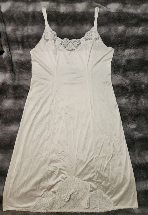 Vintage Olga Nightgown Lingerie Slip Dress 13040 Sz36 Gem