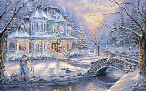 Victorian Christmas House Wallpapers Top Free Victorian Christmas