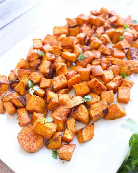 Roasted Mexican Sweet Potatoes Mam Maggie S Kitchen