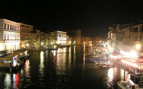 venice, italy, night Wallpaper, HD City 4K Wallpapers, Images and