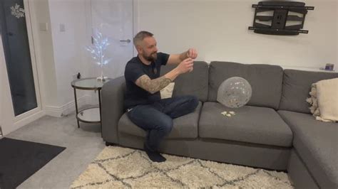 JL Blowing Up Starry See Through Balloons BIG Non Pop Hot Guy Blowing Up Balloons Clips Sale