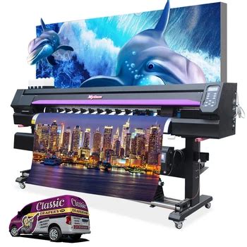 Vinyl Sticker Printing Machine Flex Banner Plotter 1.3/1.6/1.8/1.9m ...