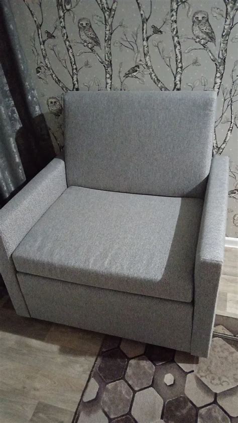 Кресло выкатное Виктория-5 жаккард светло-серый арт. 08-129041 93х84 см ...