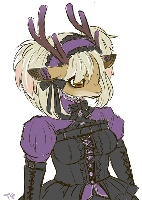 The Big ImageBoard TBIB Alternative Fashion Anthro Armwear Biped Blonde Hair Bow Feature