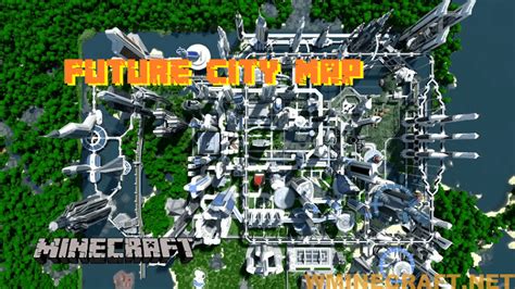 Future City Map Maps For Minecraft