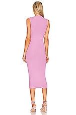 Enza Costa Silk Knit Sleeveless Twist Midi Dress In Orchid Flower REVOLVE