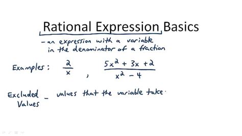 Rational Expressions Ck 12 Foundation