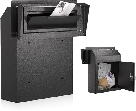 pochas weatherproof lockable slot mount metal mailbox secure payment