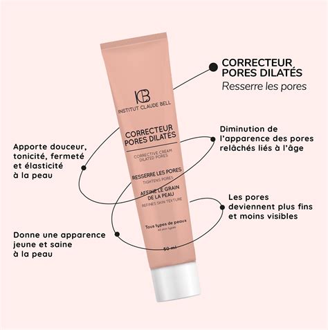 Correcteur pore dilatés crème 50ml Institut Claude Bell