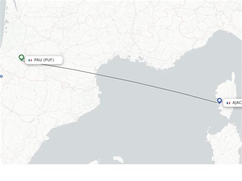 Direct Non Stop Flights From Pau To Ajaccio Schedules Flightsfrom