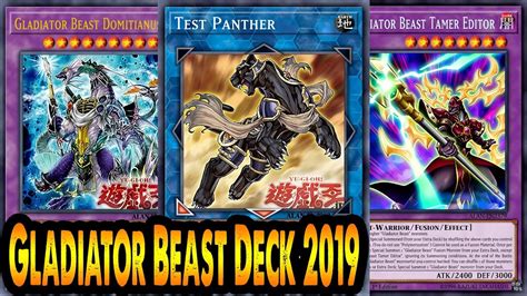 Ygoprogladiator Beast Deck Youtube