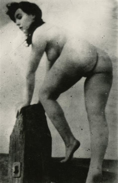 Lot Antique Silver Gelatin Nude Erotic Female