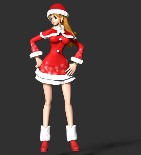 Artstation Nami Xmas One Piece Resources