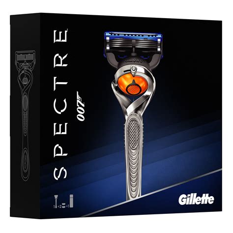 Set Cadou Gillette Aparat De Ras Silvertouch Flexball Spectre Cu