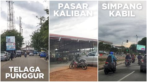 Suasana Jalan Dari Telaga Punggur Pasar Kaliban Sampai Ke Simpang