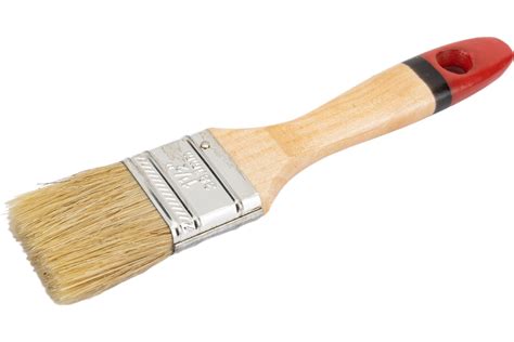 Малярная плоская кисть VIRTUS Master натуральная щетина, 38 мм ...