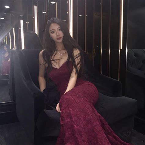 Asian Goddess In A Red Dress Porn Pic