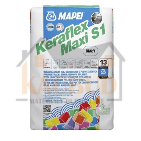 Mapei klej do płytek keraflex maxi s1 biały 23kg - KACBUD - Internetowa ...