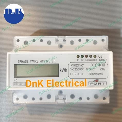 Jual KWH Meter 3 Phase Merk Fort XTM1250SACT Digital Via CT Jakarta