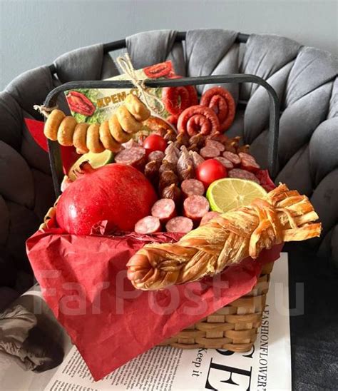 Мужской Съедобный букет. Корзина подарочная. Подарок тренеру, новый ...