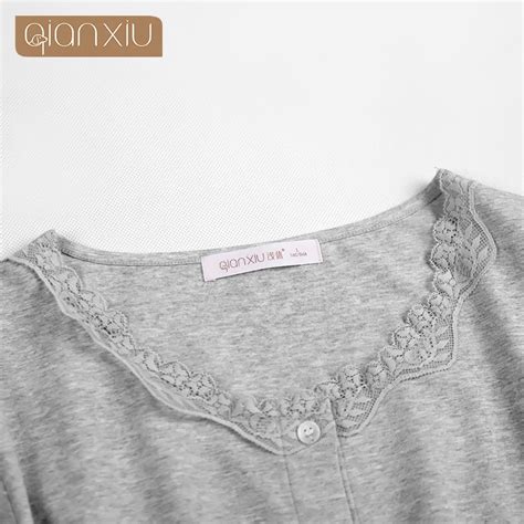 Осенняя брендовая Домашняя одежда, Женская Повседневная Ночная рубашка ...