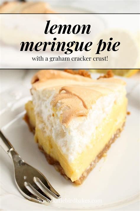 Lemon Meringue Pie with Graham Cracker Crust - Katiebird Bakes | Recipe ...