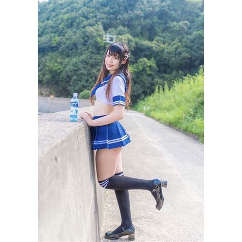 Cosplay nữ sinh Nhật sexy đồ ngủ cosplay sexy babe xanh đậm đỏ xanh