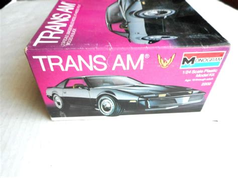 Vintage Monogram 83 Trans Am Model Kit 2202 1st Year Issue 1 24 Sealed Parts 4546543355